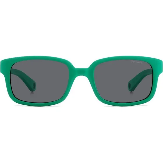 Polaroid Junior PLD K008/S Lunettes de Soleil Enfant Vert et Gris