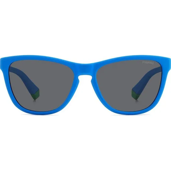 Polaroid Junior PLD 8056/S Lunettes de Soleil Polarisées Bleues