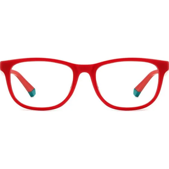 Polaroid PLD D832 Junior Lunettes de Vue Enfant Rouges Géométriques