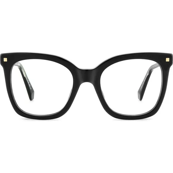 Polaroid PLD D507 Lunettes de Vue Carrées Noires pour Femme