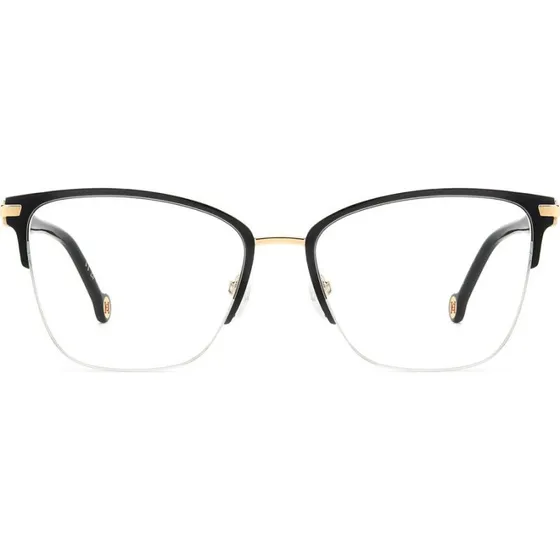 Carolina Herrera HER 0193 Lunettes de Vue Femme - Oeil de Chat Doré