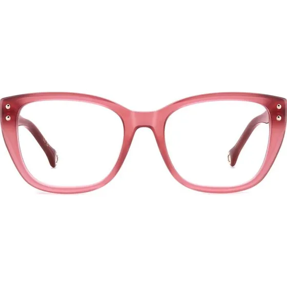 Carolina Herrera HER 0191 Lunettes de Vue Carrées Rouge Havana