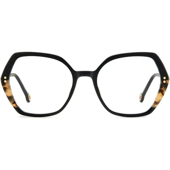 Carolina Herrera HER 0205 Lunettes de Vue Géométriques Noir Havana
