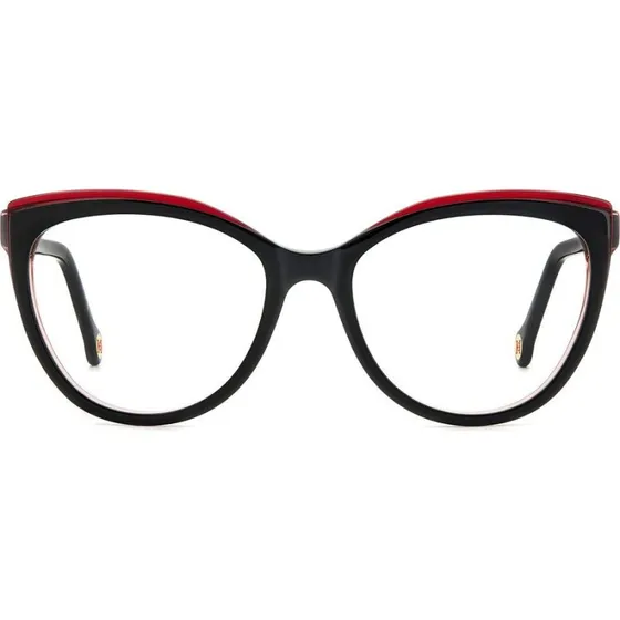 Carolina Herrera HER 0207 Lunettes de Vue Femme Oeil de Chat Noir