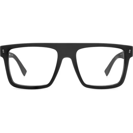 Dsquared2 Icon 0012 Lunettes de Vue Homme Géométriques Noir Mat
