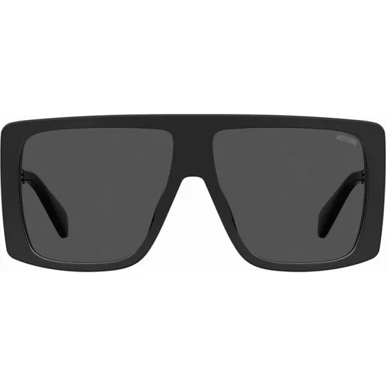 Moschino MOS119/S Lunettes de Soleil Géométriques Noires et Grises