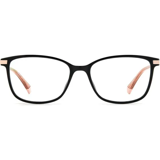 Polaroid PLD D460/G Lunettes de Vue Carrées Noires Unisexe