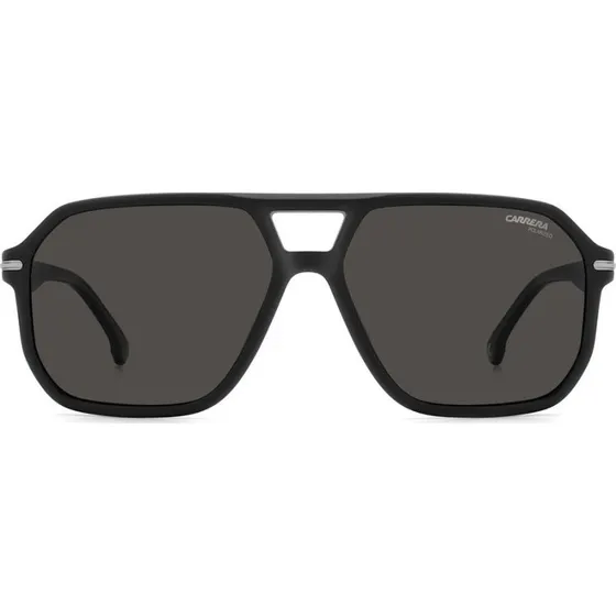 Carrera 302/S Lunettes de Soleil Homme Carrées Polarisées Noires