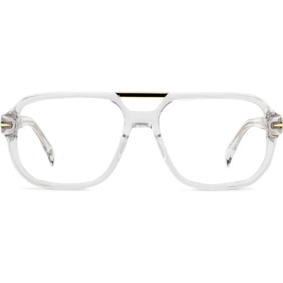 David Beckham DB 7108 Lunettes de Vue Homme Transparent Géométrique