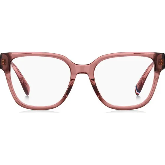 Tommy Hilfiger TH 2102 Lunettes de Vue Carrées Roses pour Femme
