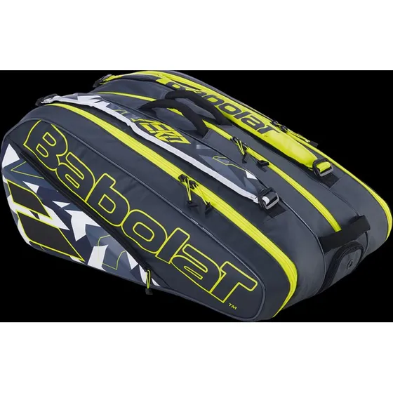 Babolat Pure Aero RH12 2023 - Sac thermo 12 raquettes noir/jaune