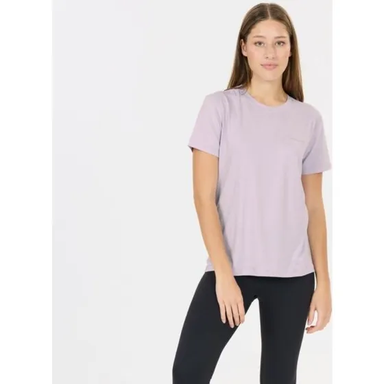 Endurance Alvaly Melange SS Tee Violet Femme