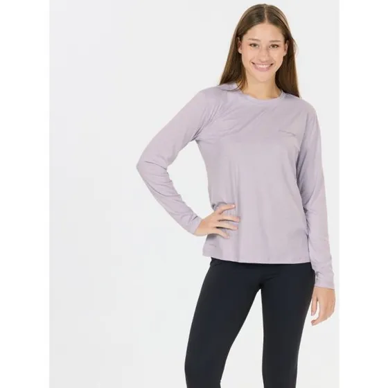 Endurance Alvaly Melange Maillot Manches Longues Femme - Violet
