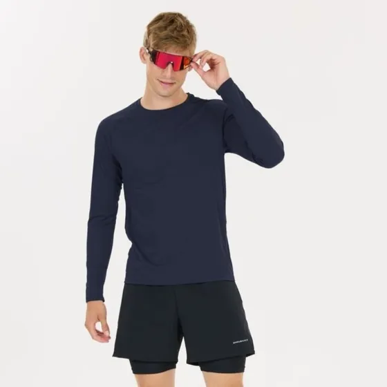 Endurance Geaymay Maillot à Manches Longues Bleu Homme