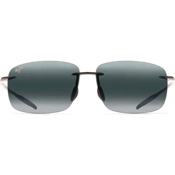 Maui Jim Breakwall 422 Lunettes de Soleil Polarisées Noir et Gris