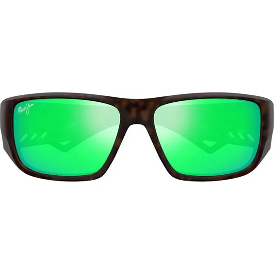 Maui Jim Keha Af MJ0664SA Lunettes de Soleil Homme Havane Vert