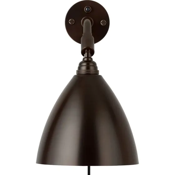 Gubi Applique murale Bestlite BL7 noire, Ø 16 cm