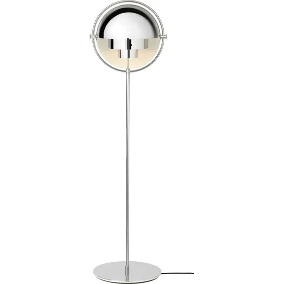 GUBI Lampe sur pied Multi-Lite Chrome, 148 cm
