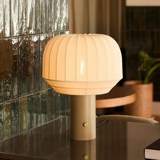 Northern Lampe à poser Tradition - Blanc cassé - E27