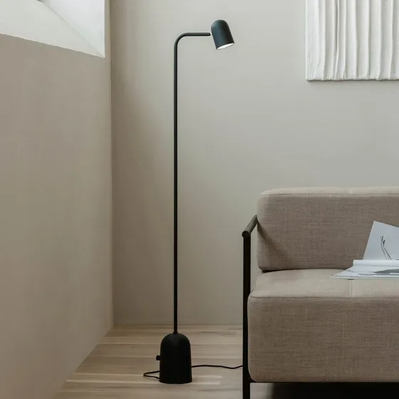 Northern Buddy Lampe sur pied noire