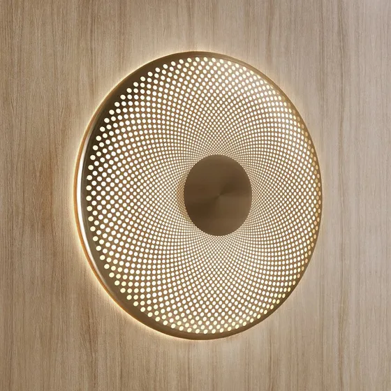 Northern Glint Applique LED en Laiton Ø36 cm