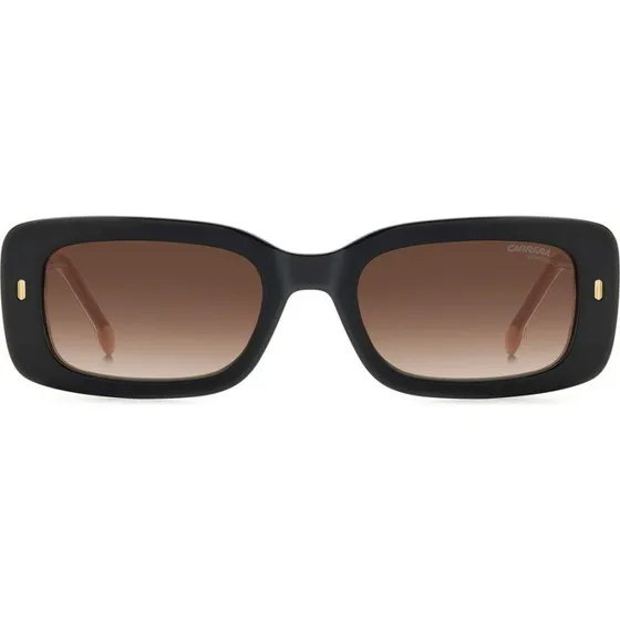 Carrera 3014/S Lunettes de Soleil Carrées pour Femme - Noir/Brun