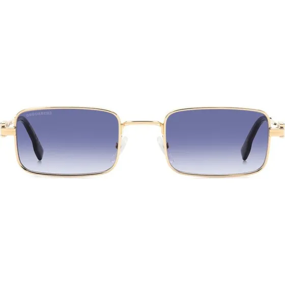 Dsquared2 D2 0104/S Lunettes de Soleil Homme Bleu Géométrique