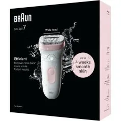 Braun Silk-pil 7 SE 7-000 pilateur Sans Fil - Blanc/Rose