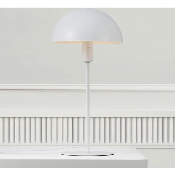 Nordlux Lampe à poser Ellen 20, Blanc, Métal, Design Scandinave