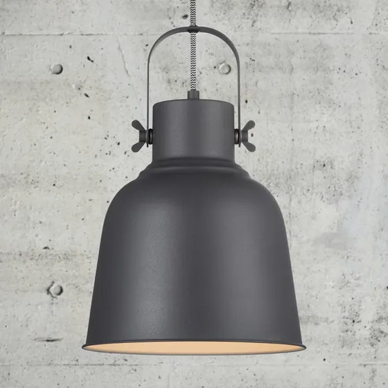 Nordlux Suspension Adrian - Noir, Ø 25 cm, Design Scandinave