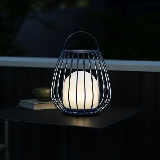 Nordlux Lampe de table LED Jim To-Go, Bleu, Extérieur
