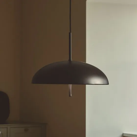 DFTP by Nordlux Suspension Versale - Lampe ronde noire Ø 35 cm