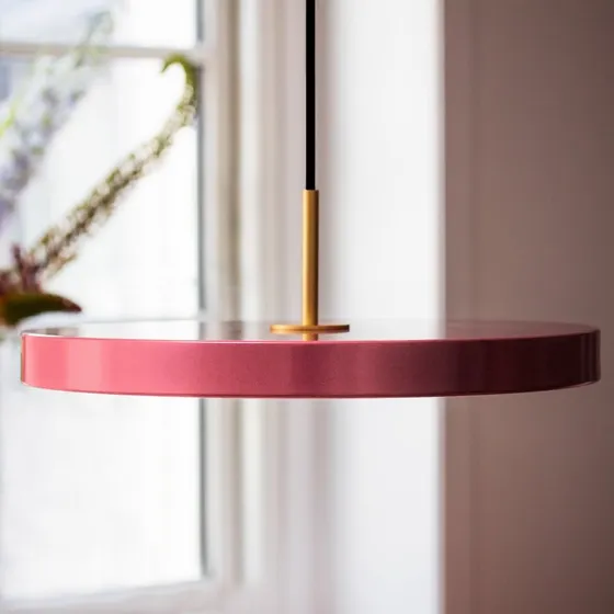 UMAGE Suspension LED Asteria Medium - Rosé/Laiton - Ø 43 cm