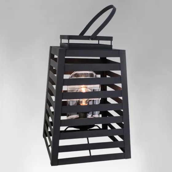 By Rydéns Lampe de terrasse Yankton, Lanterne Moderne en Métal Noir