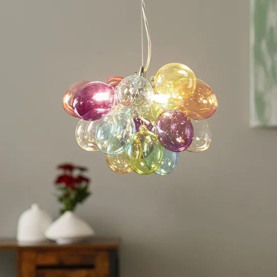 By Rydéns Suspension Gross Multicolore en Verre - Ø30 cm