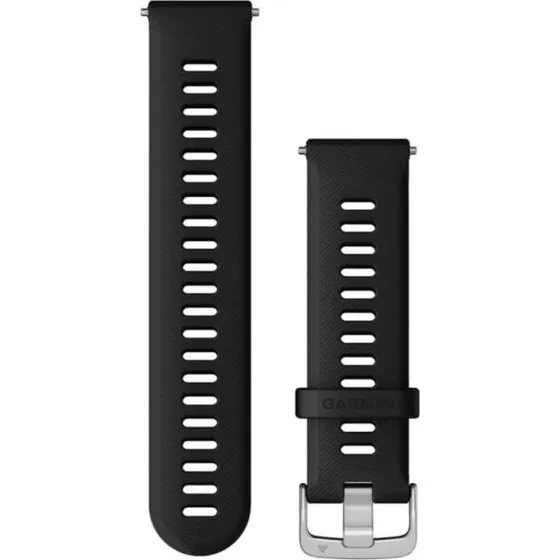 Garmin Bracelet Silicone 22 mm Noir - Système Quick Release