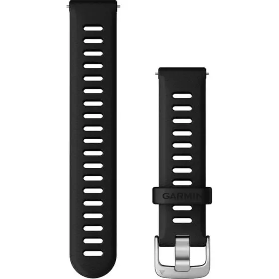 Garmin Bracelet Silicone Noir 18 mm - Système Quick Release