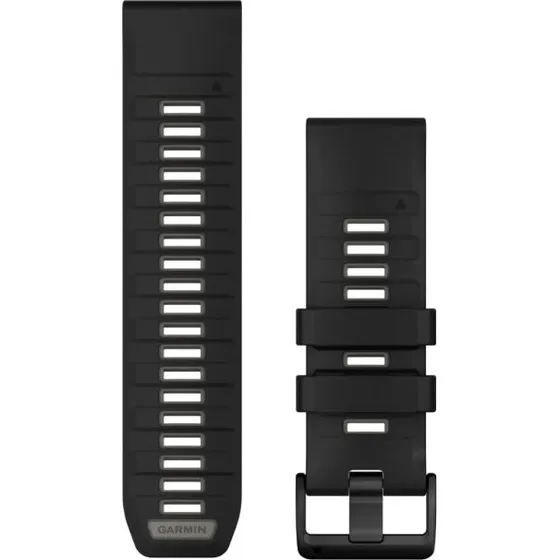 Bracelet Garmin QuickFit® 26 en Silicone Noir - Taille Unique
