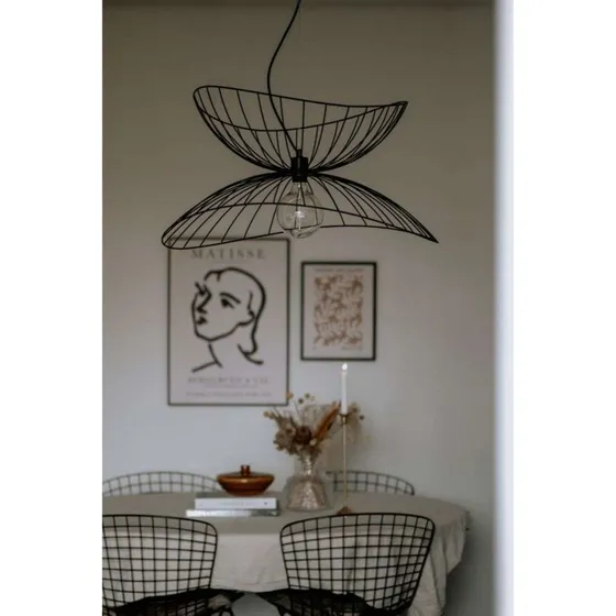 Globen Lighting Suspension Ray 70 Noire - Design Moderne