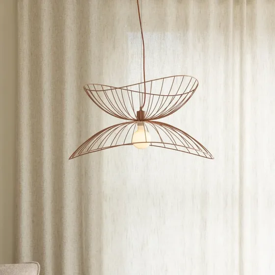 Globen Lighting Suspension RAY Rose, Ø 70 cm, Métal