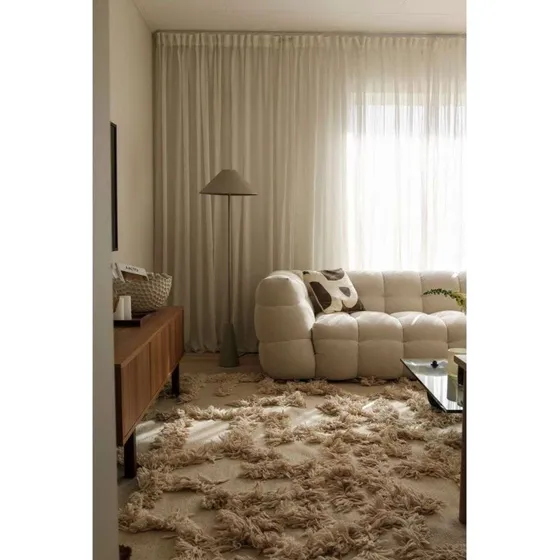 Globen Lighting Lampe sur pied Cannes Mud - Beige - 140 cm