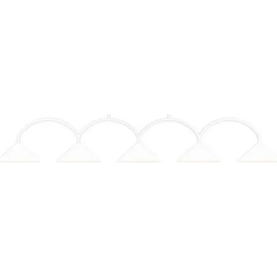 Globen Lighting Suspension Curve 5 White - 5 Lampes