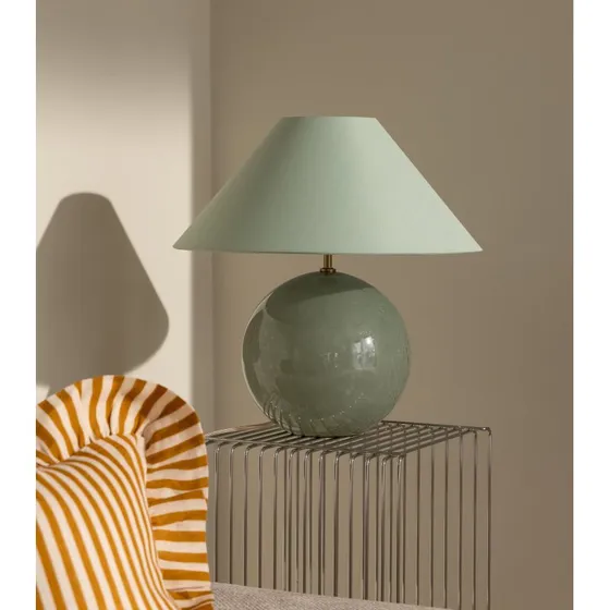 Globen Lighting Lampe à poser IRIS Verte - 45 cm