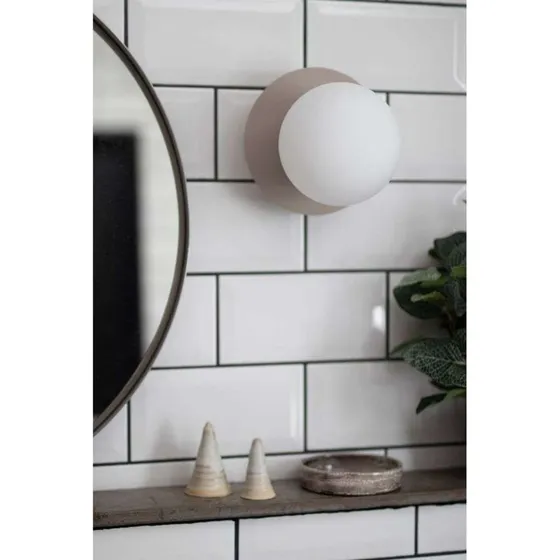 Globen Lighting Applique/Plafonnier Art Déco Blanc IP44