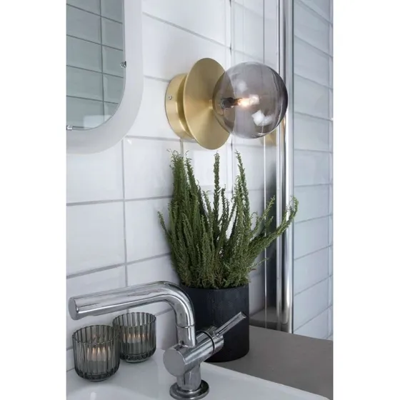 Globen Lighting Applique/Plafonnier Art Déco Laiton Brossé IP44