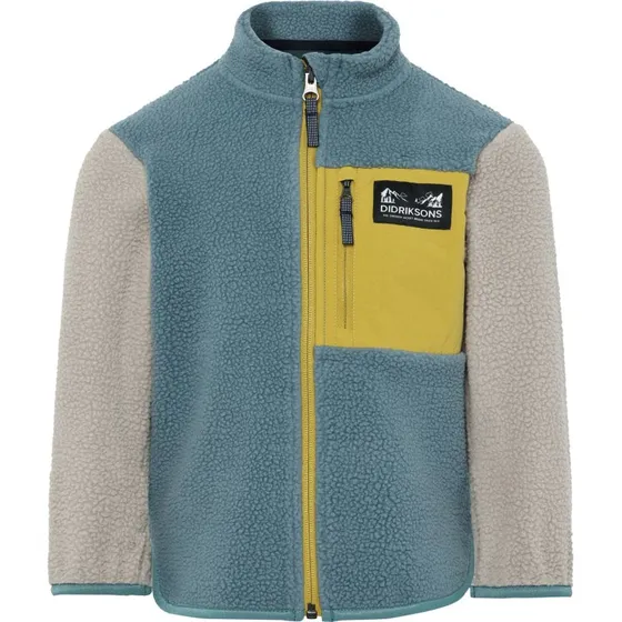 Polaire enfant Didriksons Anten - Veste zippée bleue