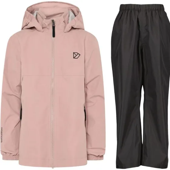 Ensemble de pluie Didriksons Meliss/Penta Junior Rose/Noir