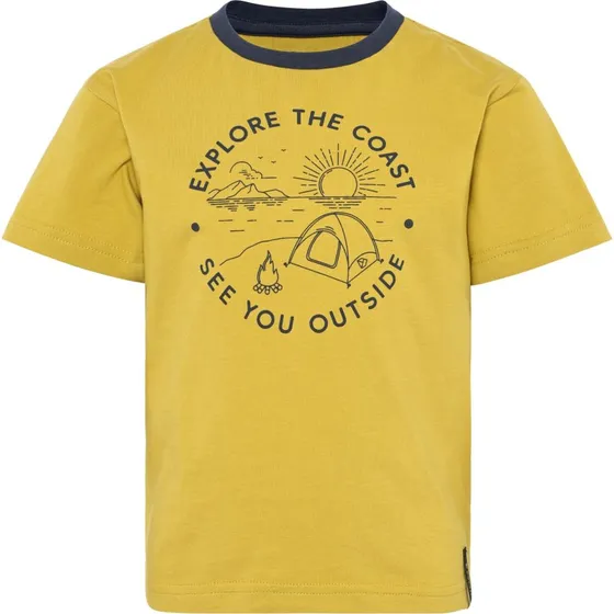 T-shirt enfant Didriksons Mynta - Jaune