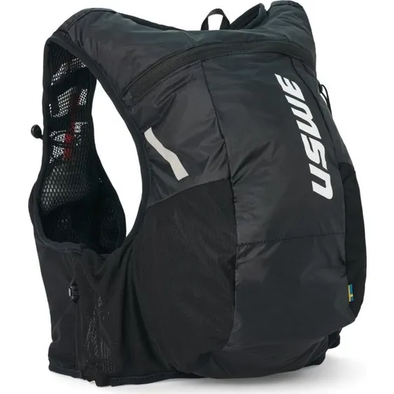USWE Pace 14L Gilet de Trail Running Unisexe - Noir