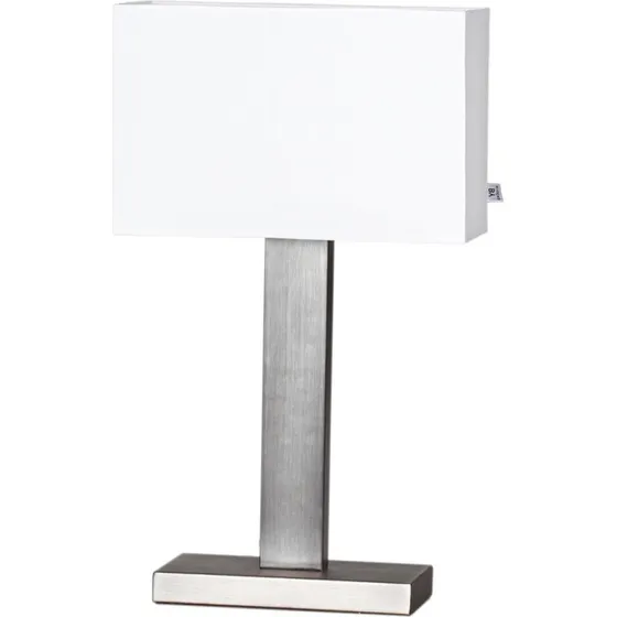 Rydéns Lampe à poser Prime H47 - Acier brossé et blanc